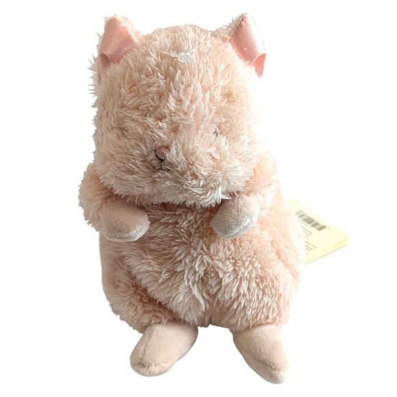 Bunnies By The Bay Wee Purr-ty Kitty Pink Cat Peach Kitten Plush Soft NWT 7" - Picture 1 of 11